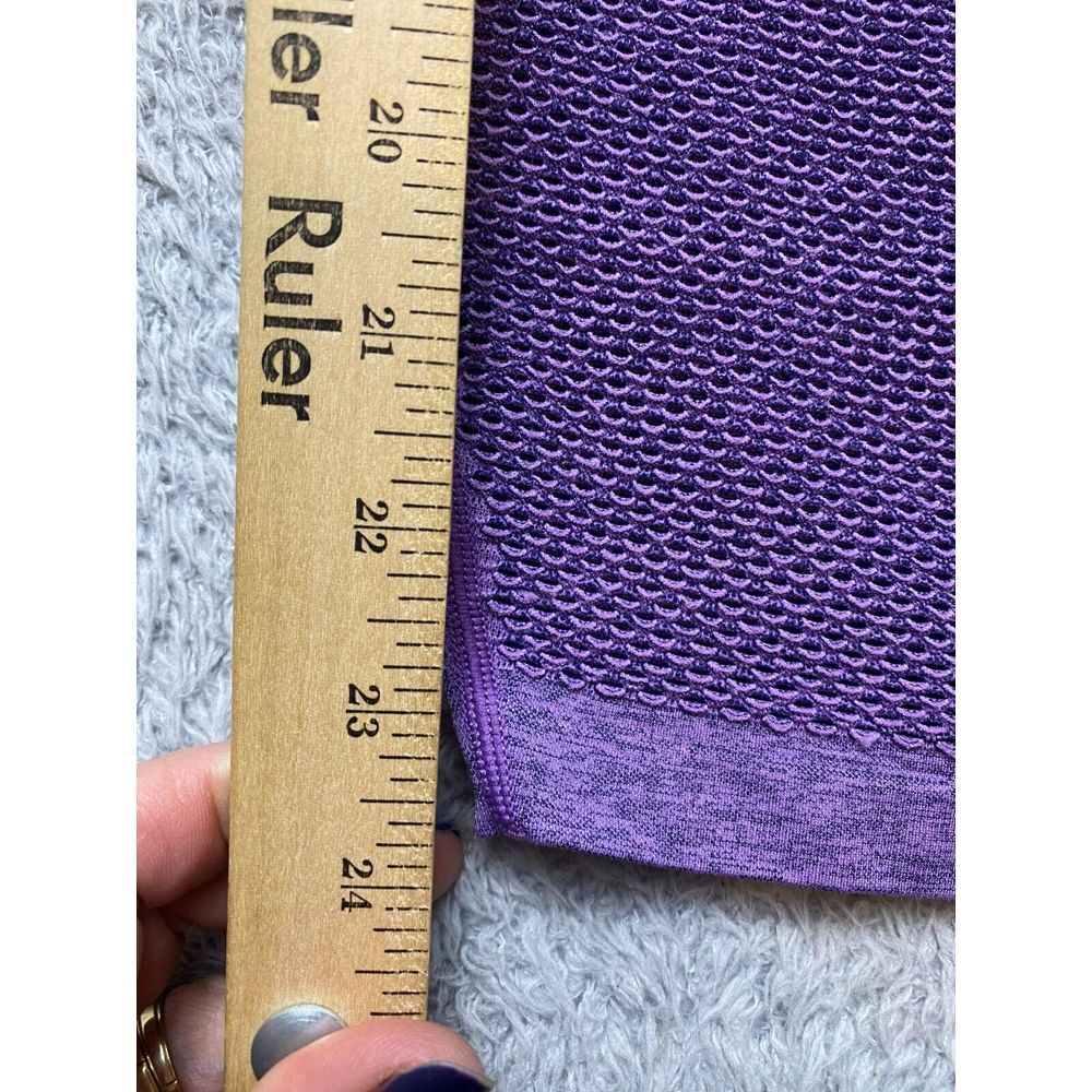 Victoria's Secret Pink Leggings Womens 26x23.5 Purple Active Seamless Workout - Picture 9 of 11